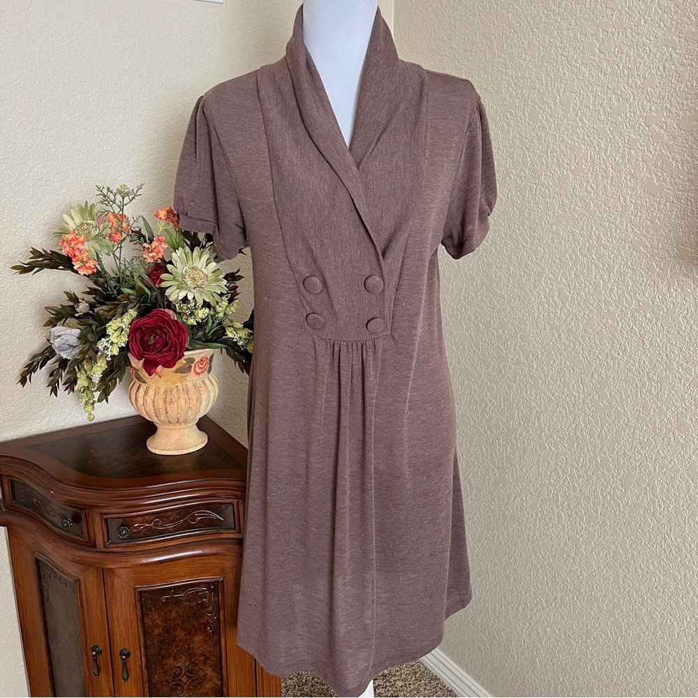 Delirious LA Short Sleeve Knit Dress or Tunic Top